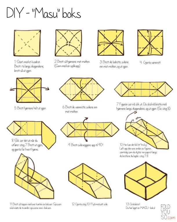 DIY-Masu Fold you so! 