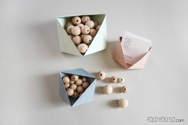 Triangular boxes FoldYouSo!